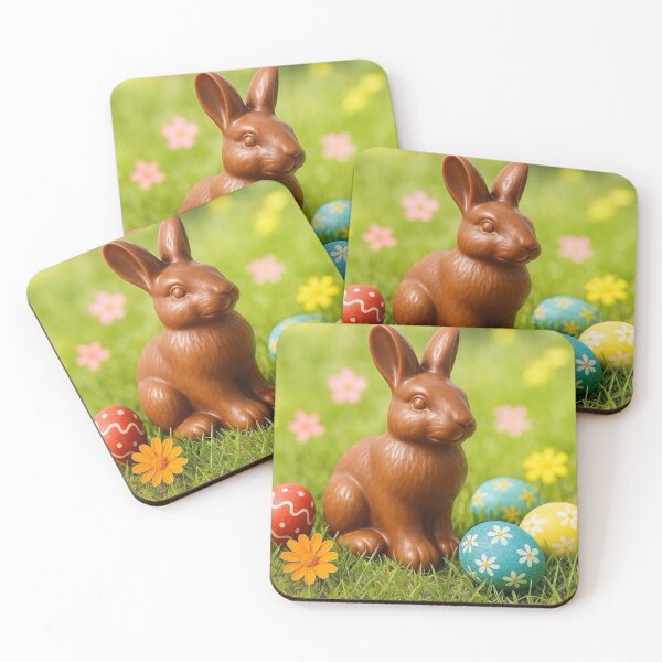 Item preview, Tasty Chocolate Easter Bunny designed and sold by TinCatOutPost.