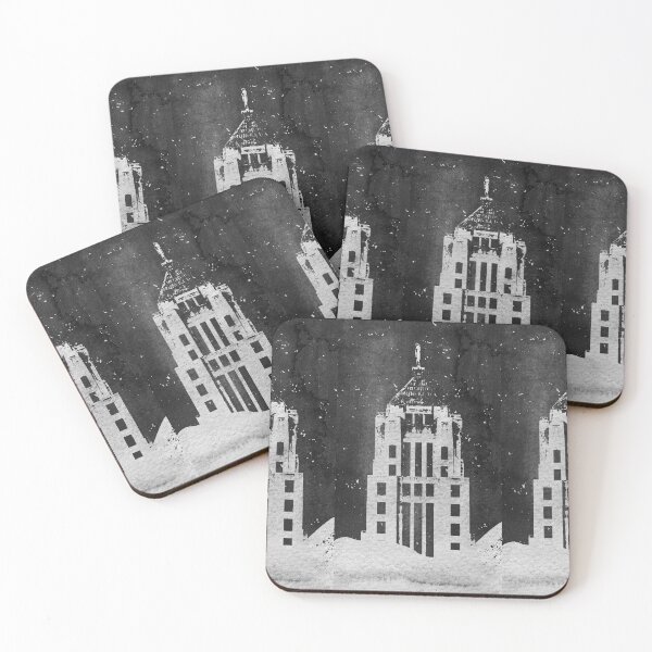 Item preview, Chicago Board of Trade - Chicago Skyscraper Rises Above the Fog designed and sold by Irene Estelle.