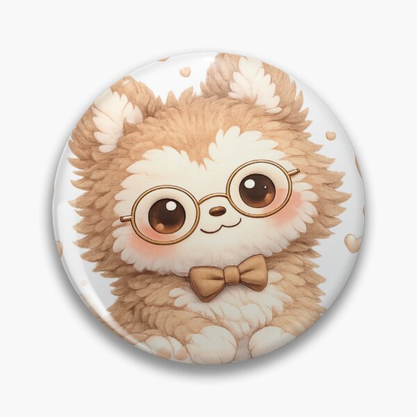 Item preview, Grandpa Bubu – Cozy Plush Comfort Character with Eyeglasses - NixWing Comfort Collection designed and sold by NixFire.