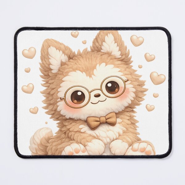 Item preview, Grandpa Bubu – Cozy Plush Comfort Character with Eyeglasses - NixWing Comfort Collection designed and sold by NixFire.