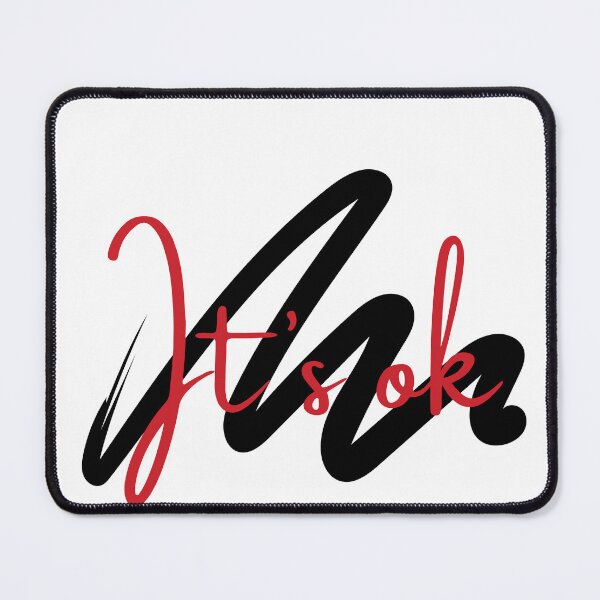 Item preview, It’s Ok Mental Health Affirmation - Self Care Motivational Art designed and sold by Like it.