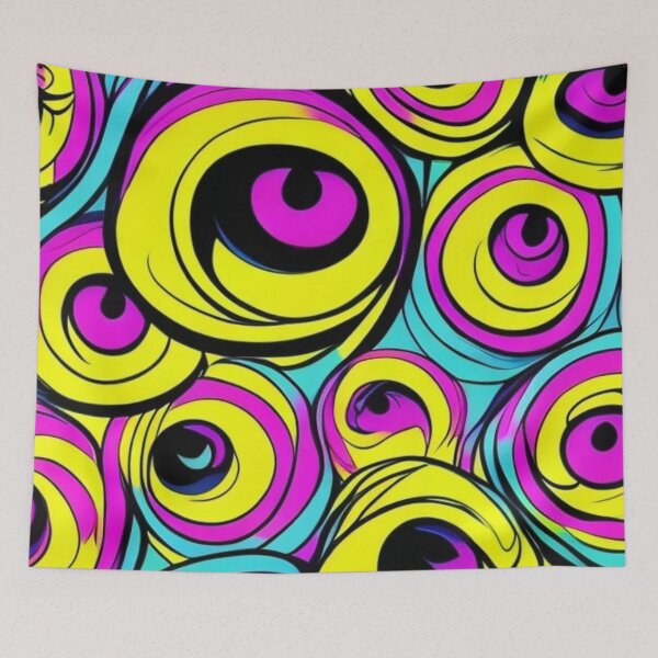 Item preview, Rainbow Swirl Eye Artwork for Psychedelic Style Seekers designed and sold by WildStroke.
