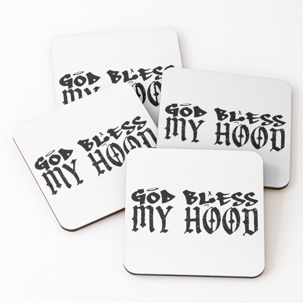 Item preview, God Bless My Hood; designed and sold by StickerApe.