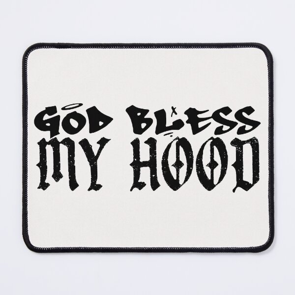 Item preview, God Bless My Hood; designed and sold by StickerApe.