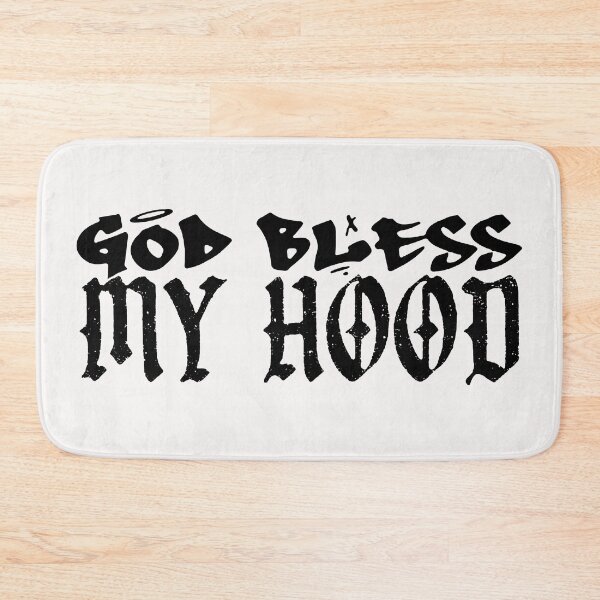 Item preview, God Bless My Hood; designed and sold by StickerApe.