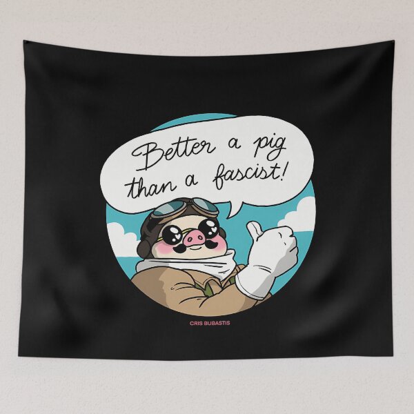 Item preview, Better A Pig Than A Fascist  designed and sold by LawandaDa57.