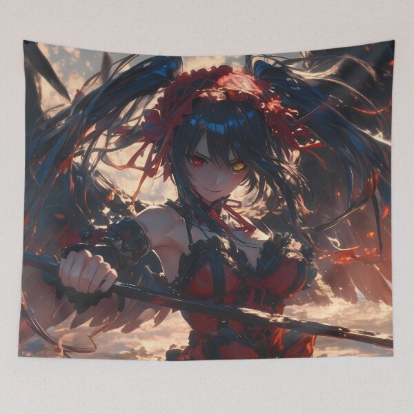 Item preview, Kurumi Tokisaki Date A Live Anime Girl Gothic Clock designed and sold by riadjamai.