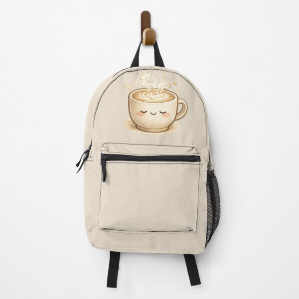 Item preview, Cute Oat Milk Latte – Cozy Kawaii Drink Illustration designed and sold by MeghannsMinimalMeals.