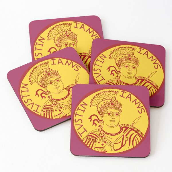 Item preview, Justinian the Great Coins | Byzantine Roman Emperor Coin Art designed and sold by Based History.