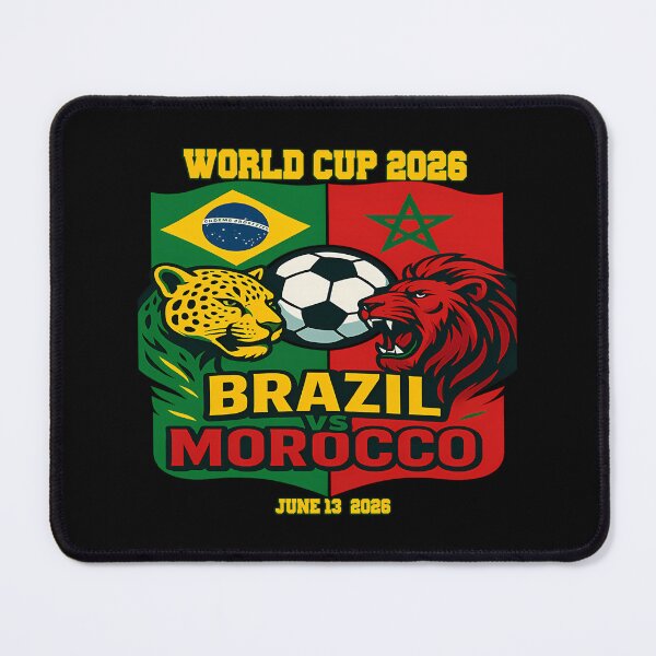 Item preview, Brazil Vs Morocco June 13 2026 World Cup Soccer We Are Morocco designed and sold by LawandaDa57.