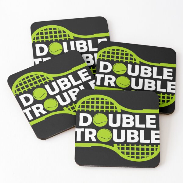 Item preview, Double Trouble-Tennis Team designed and sold by Doggy Mates.