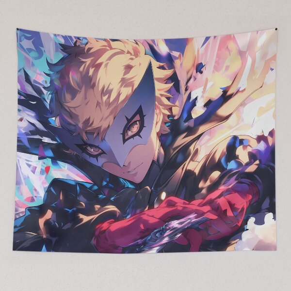 Item preview, Ryuji Sakamoto Persona 5 Game Anime Boy Phantom Thief Masked Blade designed and sold by riadjamai.