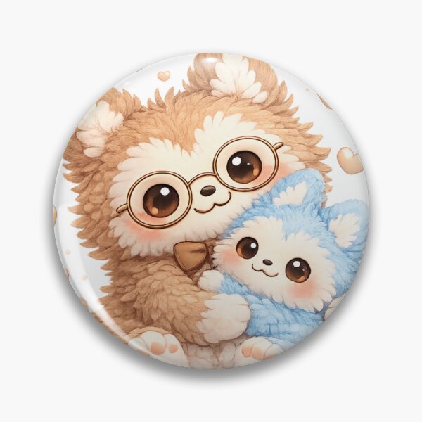 Item preview, Grandpa and Baby Bubu – Generations of Love Plush Comfort Art - NixWing Comfort Collection designed and sold by NixFire.