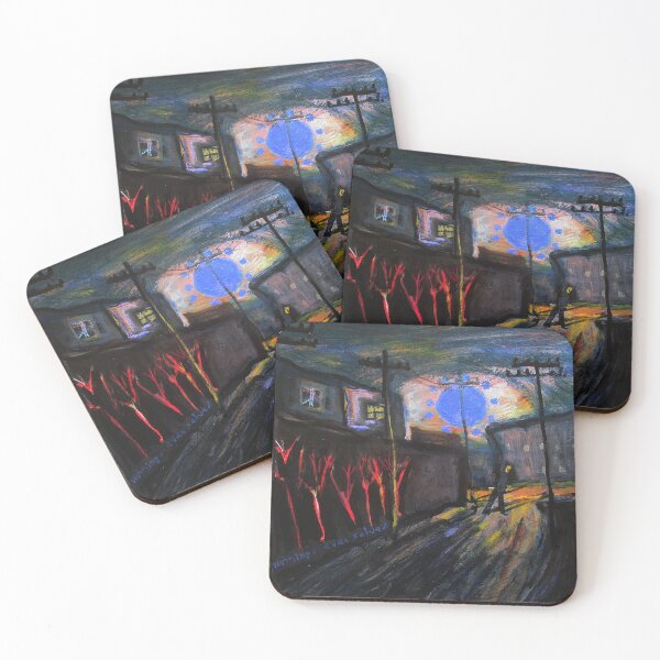 Item preview, red trees on the wall designed and sold by glennbrady.