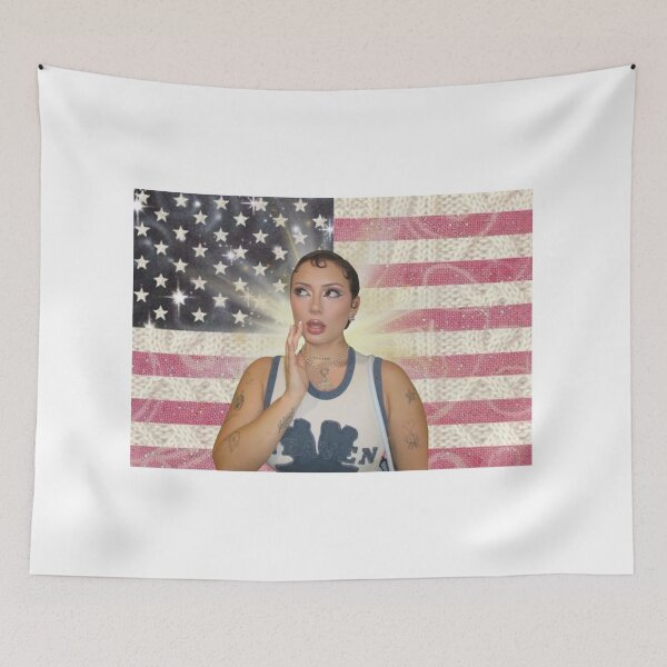 Item preview, Vanilla Mace Glowing Ethereal American Flag designed and sold by smelstefer.