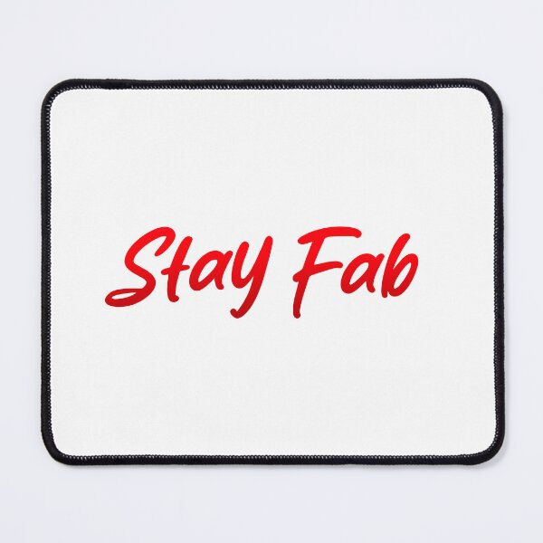 Item preview, Stay Fab, Red Handwritten designed and sold by Memes N Lore .