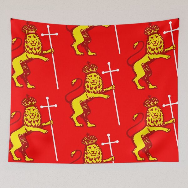 Item preview, Orthodox Royal Lion | Medieval Style Flag Art of Vladimir Oblast, Russia designed and sold by Based History.