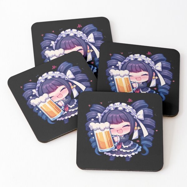 Item preview, Celestia Ludenberg Danganronpa Anime Girl Chibi Kawaii Beer Cheerful Moment designed and sold by riadjamai.