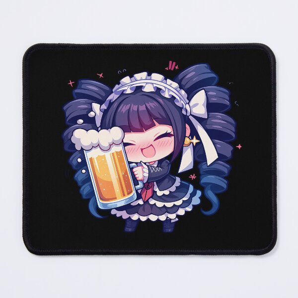 Item preview, Celestia Ludenberg Danganronpa Anime Girl Chibi Kawaii Beer Cheerful Moment designed and sold by riadjamai.