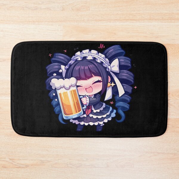 Item preview, Celestia Ludenberg Danganronpa Anime Girl Chibi Kawaii Beer Cheerful Moment designed and sold by riadjamai.