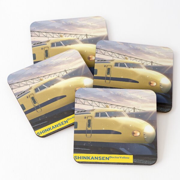 Item preview, Shinkansen Doctor Yellow – Iconic Japanese Bullet Train Design designed and sold by JapanPopArt.