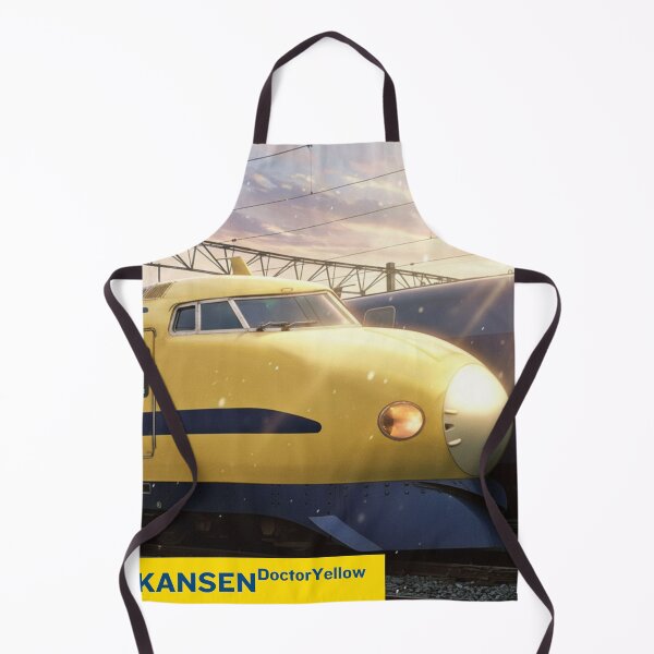 Item preview, Shinkansen Doctor Yellow – Iconic Japanese Bullet Train Design designed and sold by JapanPopArt.