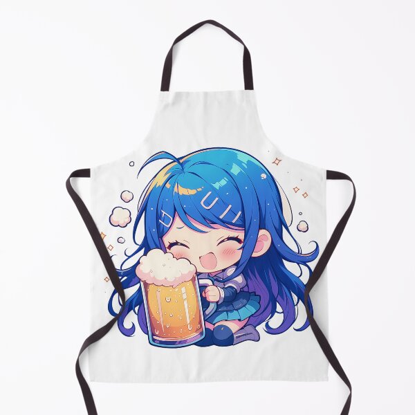 Item preview, Sayaka Maizono Danganronpa Anime Girl Chibi Kawaii Beer Cheerful Cute Celebration designed and sold by riadjamai.