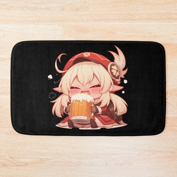 Item preview, Klee Genshin Impact Game Chibi Kawaii Beer Drunk Playful Tavern Anime Girl designed and sold by riadjamai.