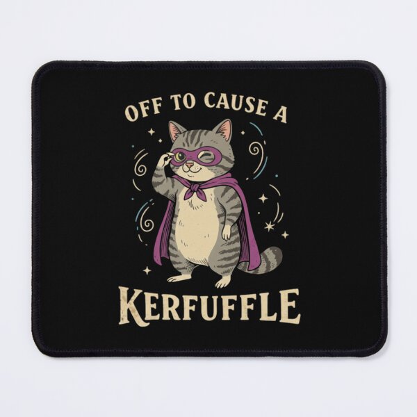 Item preview, Off To Cause A Kerfuffle Cat designed and sold by Meryem Mamouni.