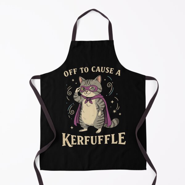 Item preview, Off To Cause A Kerfuffle Cat designed and sold by Meryem Mamouni.