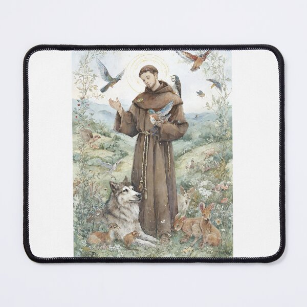Item preview, Saint Francis of Assisi with Animals designed and sold by Oldetimemercan.