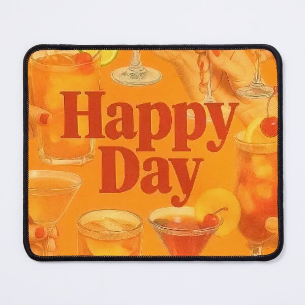 Item preview, Happy Day Drink Vintage designed and sold by HomeroPosadaO.