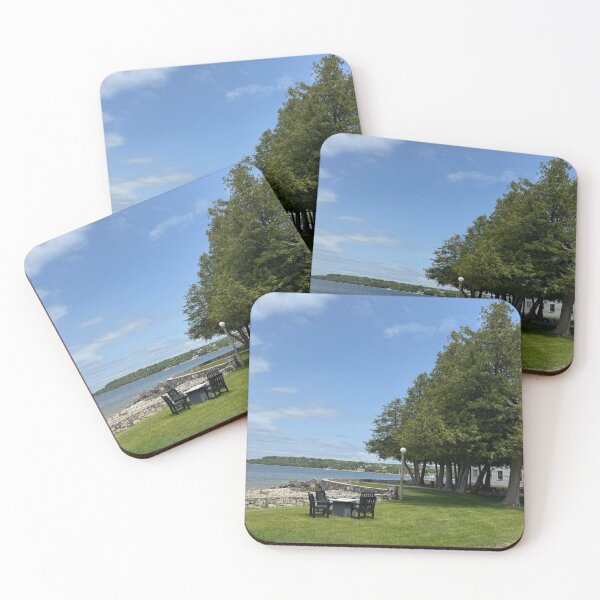 Item preview, Door County Egg Harbor Alpine Resort Summer Landscape designed and sold by BGGretchen.