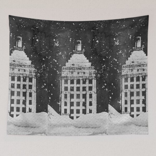 Item preview, Century Tower - Chicago Skyscraper Rises Above the Fog designed and sold by Irene Estelle.