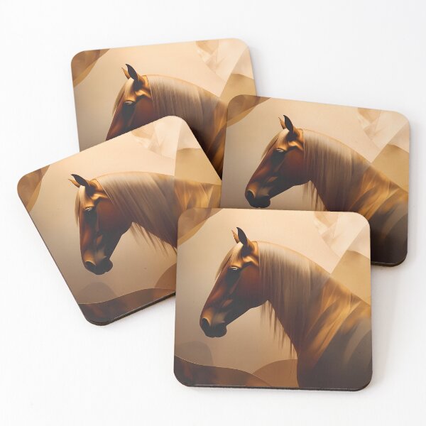 Item preview, Stylize Horse Oil Painting Artwork (image size 7840x11680) designed and sold by Digital-Davinci.