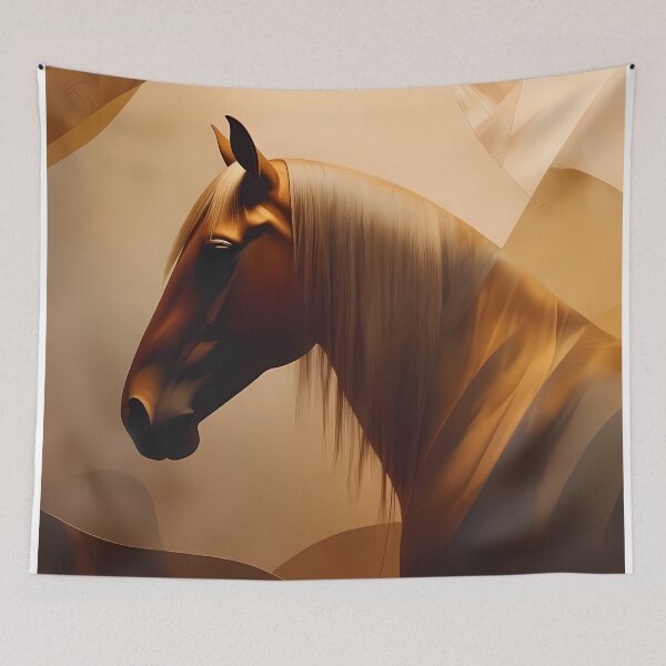 Item preview, Stylize Horse Oil Painting Artwork (image size 7840x11680) designed and sold by Digital-Davinci.