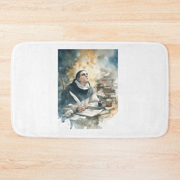 Item preview, St. Thomas Aquinas with Quill designed and sold by Oldetimemercan.