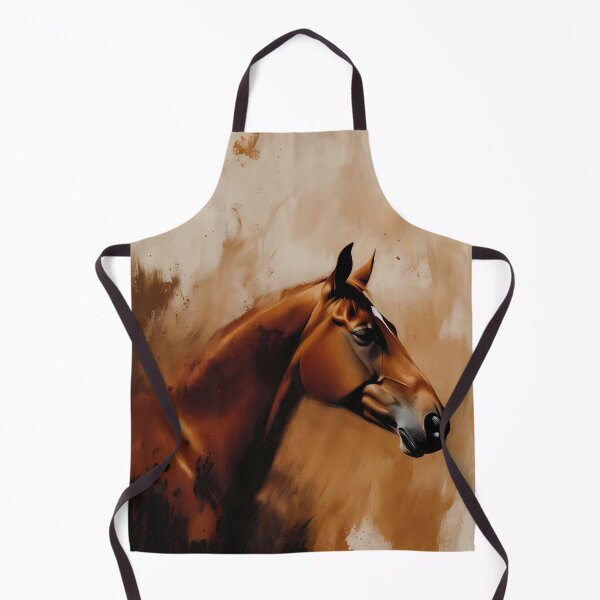 Item preview, Stylize Horse Oil Painting Artwork (image size 7840x11680) designed and sold by Digital-Davinci.