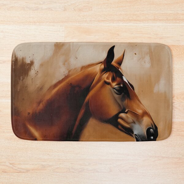Item preview, Stylize Horse Oil Painting Artwork (image size 7840x11680) designed and sold by Digital-Davinci.