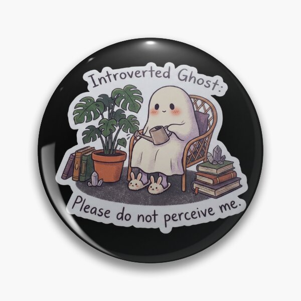 Item preview, Introverted Ghost: Please Do Not Perceive Me designed and sold by Innova_Creations.
