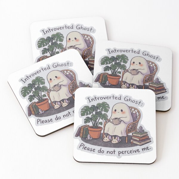 Item preview, Introverted Ghost: Please Do Not Perceive Me designed and sold by Innova_Creations.