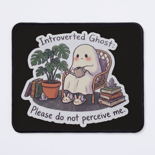 Item preview, Introverted Ghost: Please Do Not Perceive Me designed and sold by Innova_Creations.