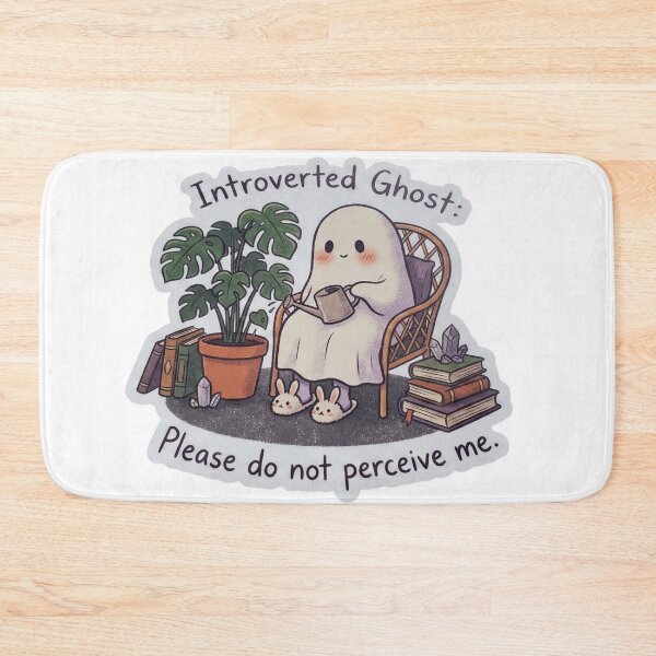 Item preview, Introverted Ghost: Please Do Not Perceive Me designed and sold by Innova_Creations.