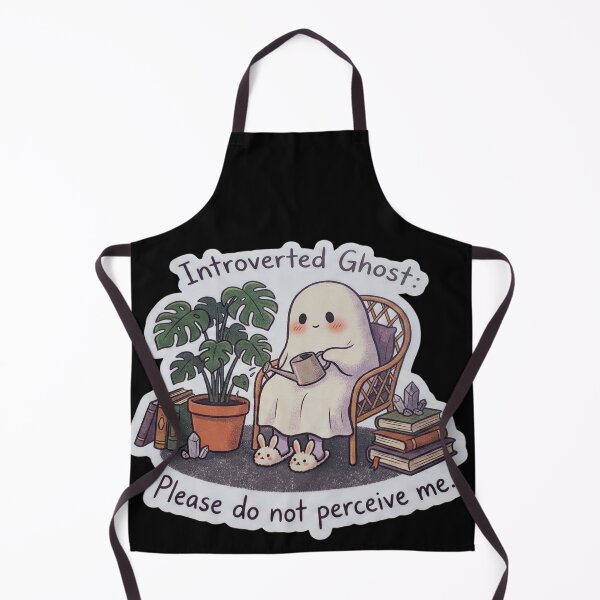 Item preview, Introverted Ghost: Please Do Not Perceive Me designed and sold by Innova_Creations.