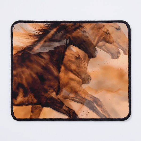 Item preview, Stylize Horse Oil Painting Artwork (image size 7840x11680) designed and sold by Digital-Davinci.