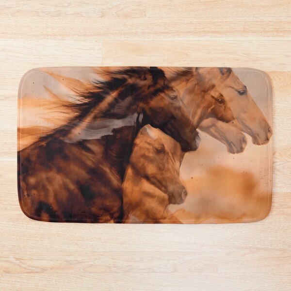 Item preview, Stylize Horse Oil Painting Artwork (image size 7840x11680) designed and sold by Digital-Davinci.
