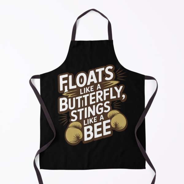 Item preview, Floats like a butterfly stings like a bee | Iconic retro motivational boxing phrase designed and sold by ALL ART .