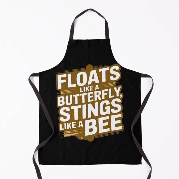 Item preview, Floats like a butterfly stings like a bee | Iconic retro motivational boxing phrase designed and sold by ALL ART .