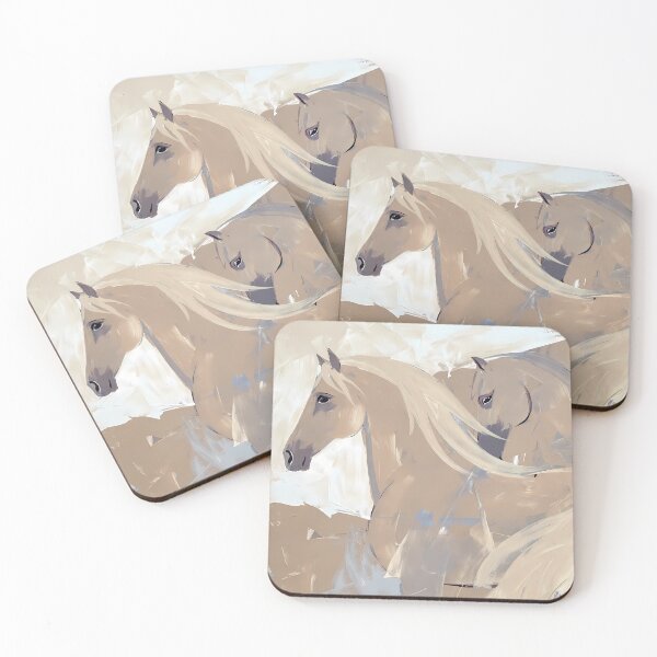 Item preview, Abstract Stylized Equine Painting Artwork (image size 7840x11680) designed and sold by Digital-Davinci.