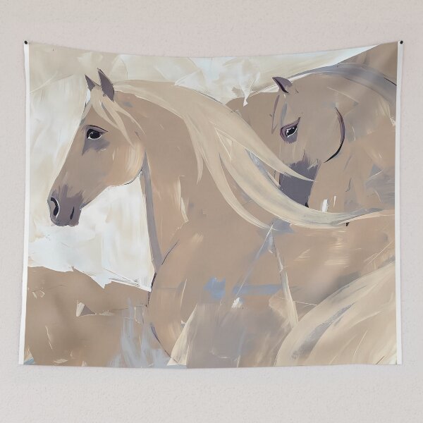 Item preview, Abstract Stylized Equine Painting Artwork (image size 7840x11680) designed and sold by Digital-Davinci.